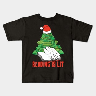 Reading is lit Kids T-Shirt